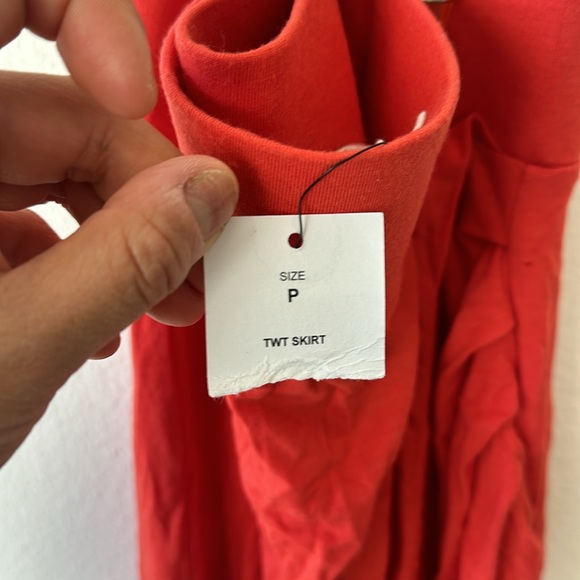 Helmut lang red wool mini skirt - Picture 5 of 6